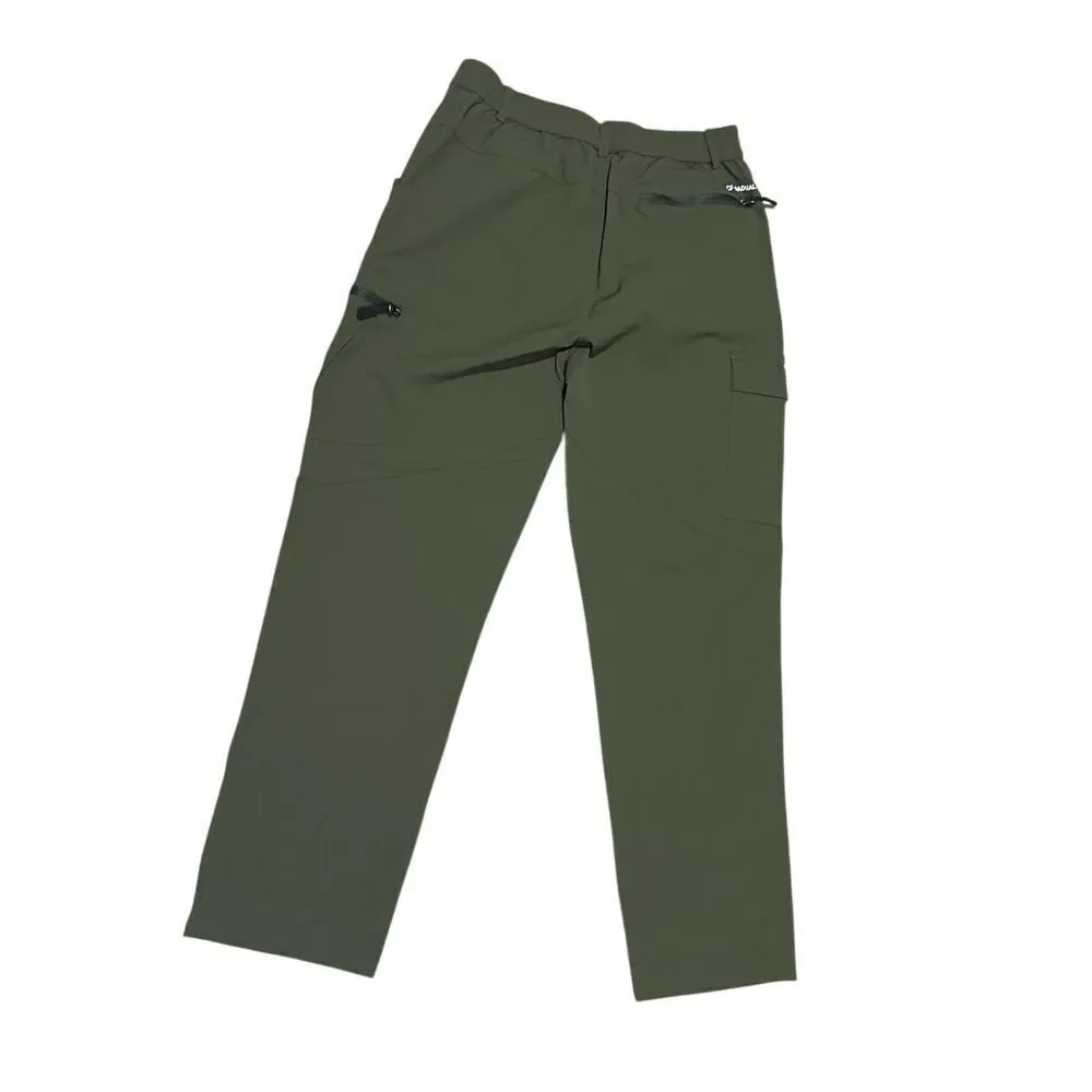Gradual olive green M outdoor hiking pants nylon